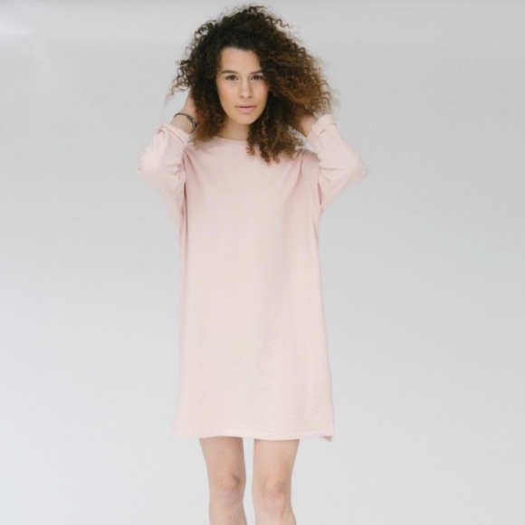 Pink Sweater Dress - Picture 1 of 3